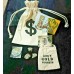 AUSTRALIA 2020 . GOLD RUSH COIN SET . WITH TOKEN and FOOL'S GOLD NUGGETS in LOOT BAG
